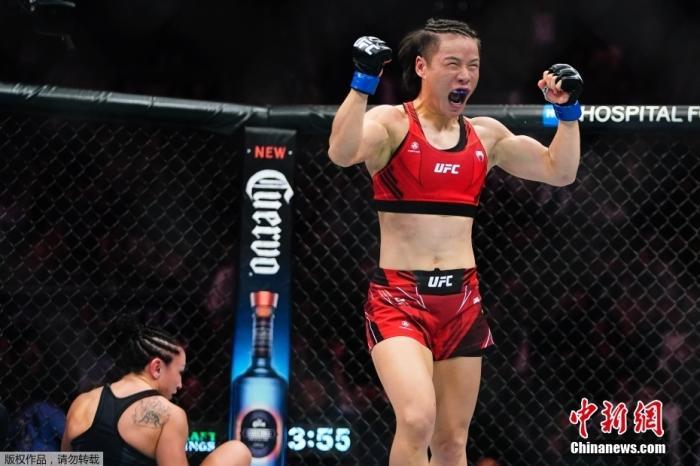 中国女拳手张伟丽迎战闫晓楠 UFC300将上演首场中